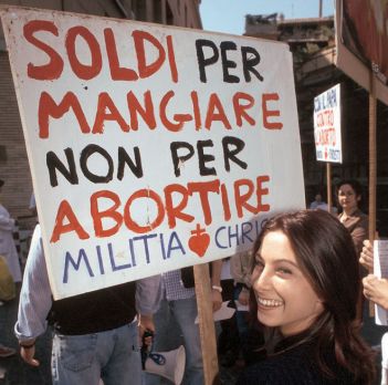 manifestazione contro l'aborto